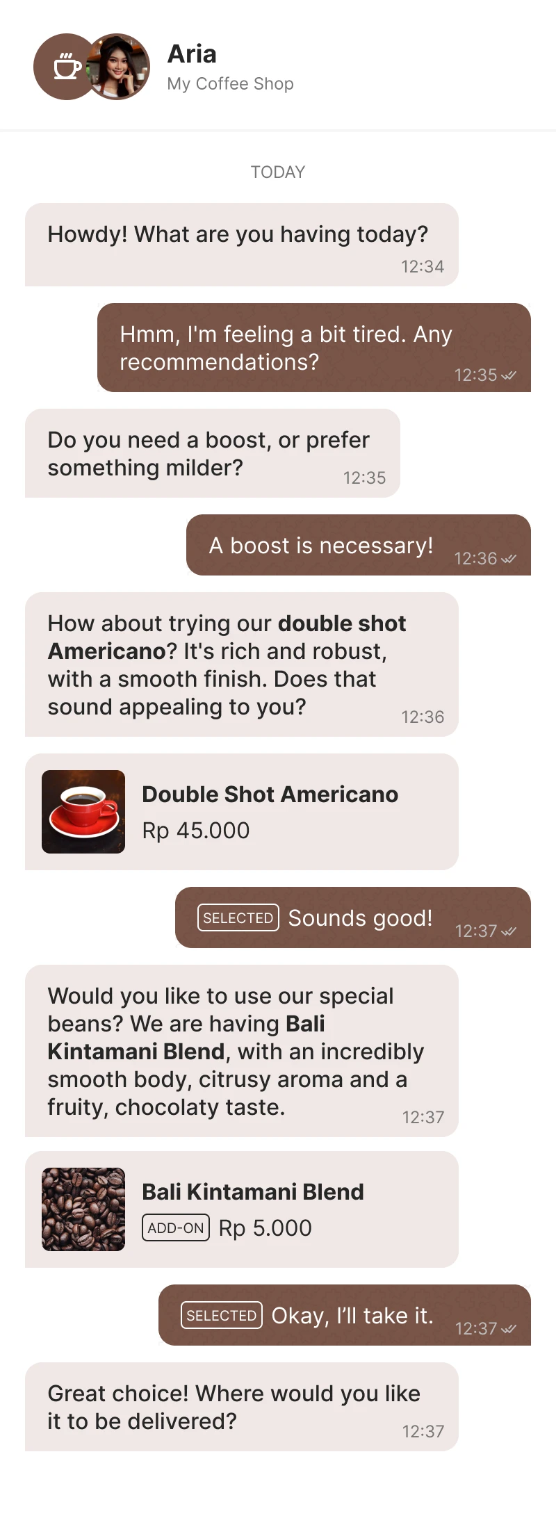 Customer Experience Chat Sample