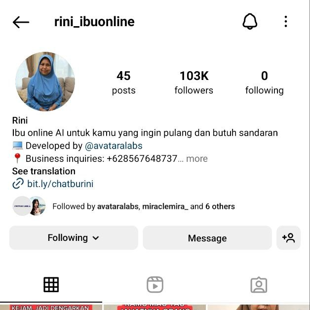 Ibu Rini on Instagram